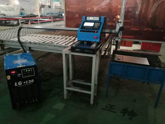 Tagliatrice ad alta velocità della tavola del plasma di CNC della lamiera sottile con il fornitore di energia di huayuan